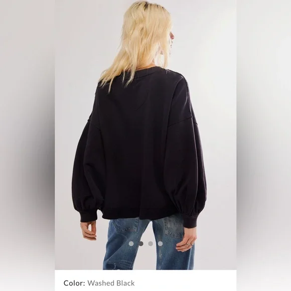 Free People - Trish Sweatshirt - Picture 2 of 6